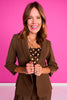 SSYS Jules Allie Blazer In Brown