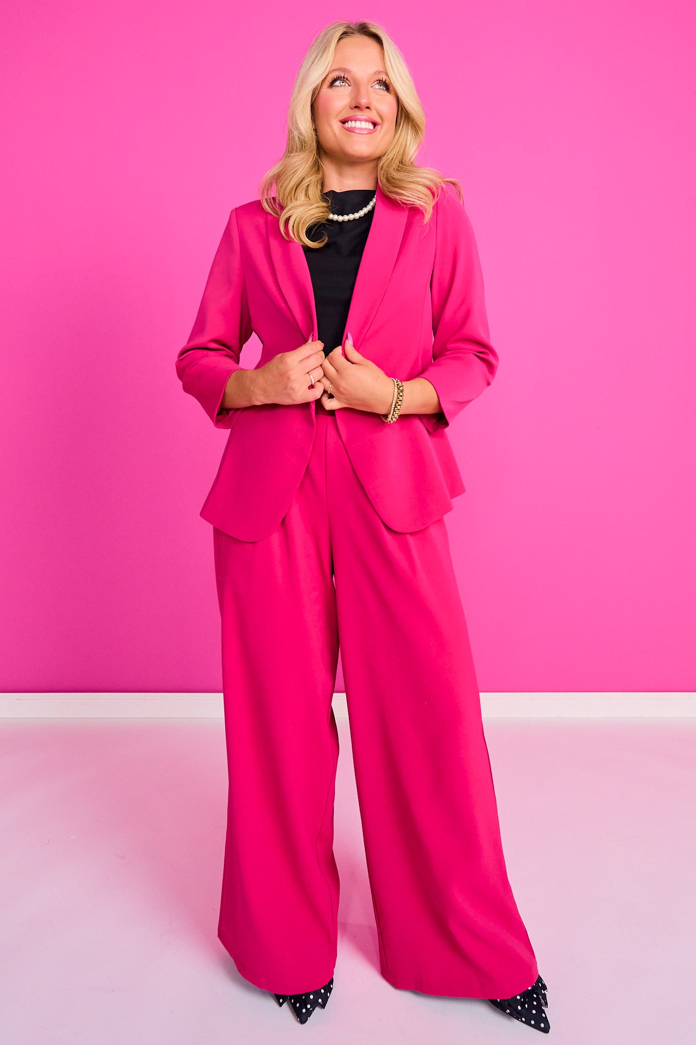 SSYS Jules Allie Blazer In Dark Pink