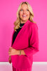 SSYS Jules Allie Blazer In Dark Pink