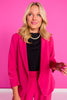 SSYS Jules Allie Blazer In Dark Pink