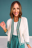 SSYS Adelia Knit Button Up Cardigan In White