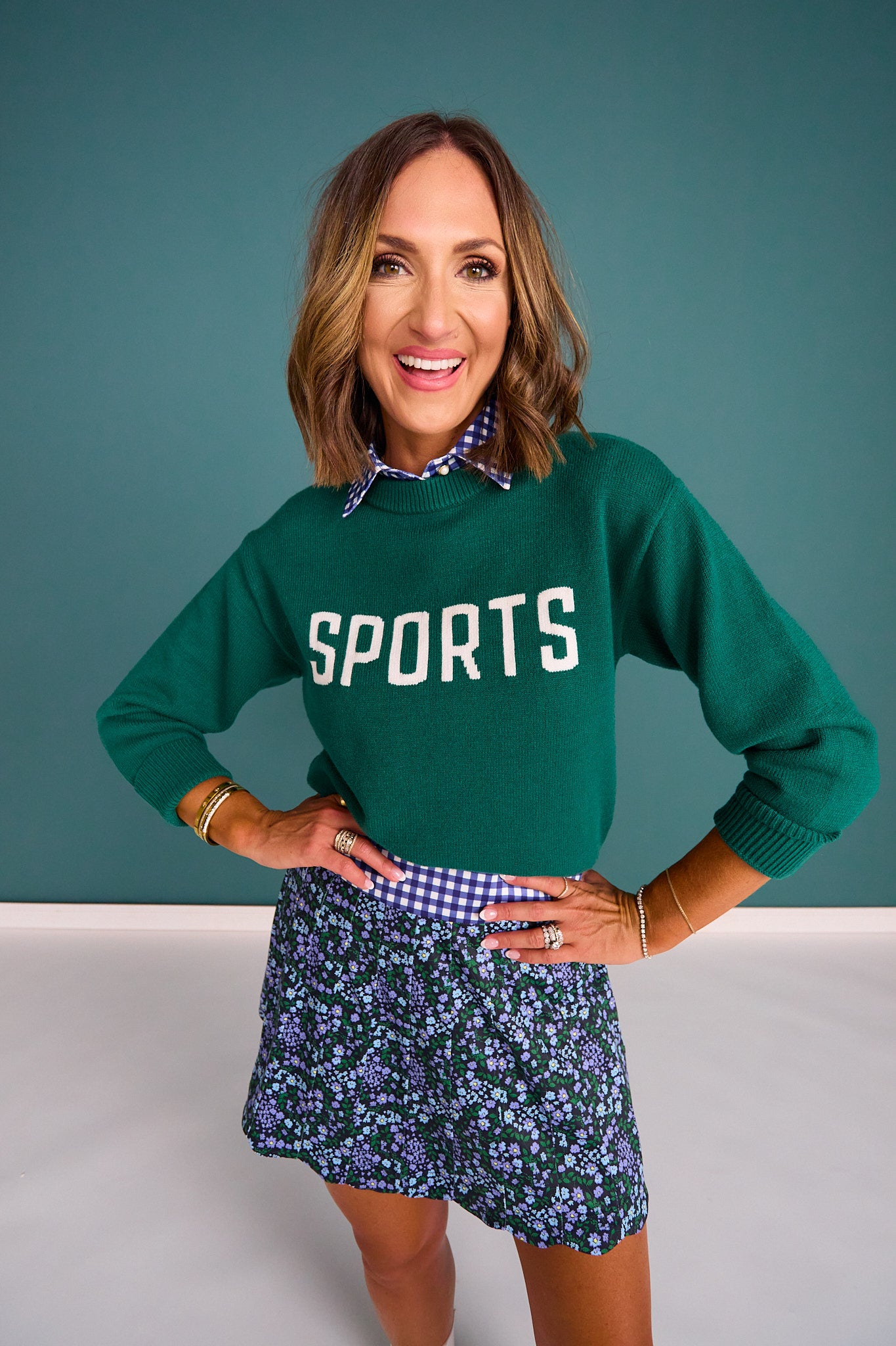 SSYS Annika Sports Sweater In Hunter
