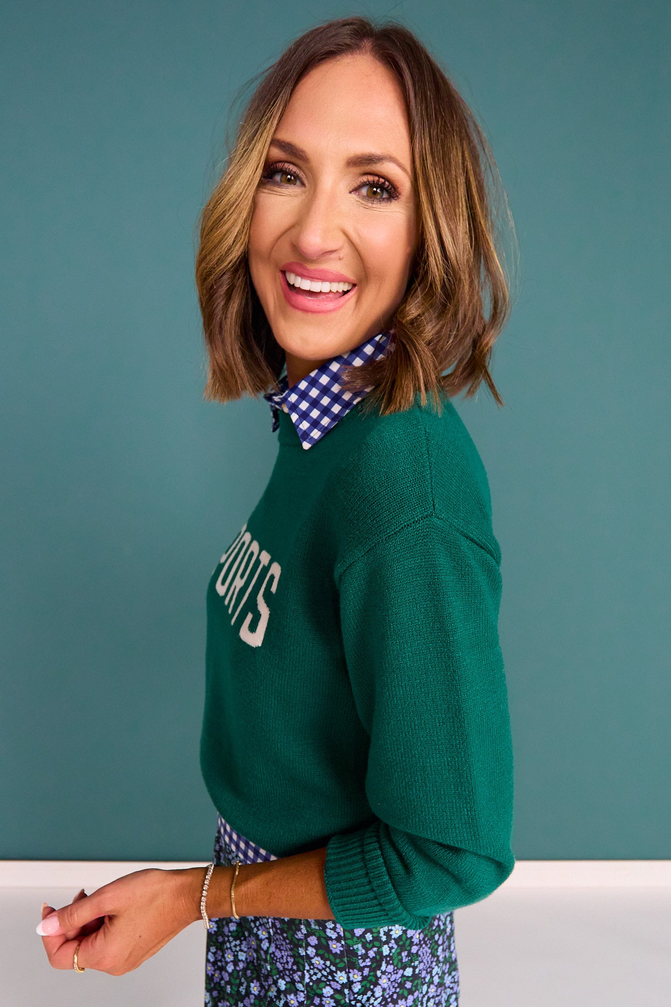 SSYS Annika Sports Sweater In Hunter