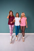 SSYS Short Sleeve Perforated Active Tee Shirt In Rose