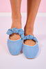 Shu Shop Denim Knot Flats