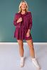 SSYS Cecilia Lace Bomber Jacket In Plum
