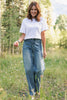 SSYS Aveline Short Sleeve Slouch Sweater In Ivory