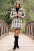 SSYS Rosetta Plaid Tweed Cropped Jacket