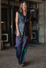 SSYS Jules Faux Leather Vest In Black