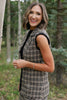 SSYS Jules Tweed Vest In Brown