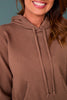 SSYS Emmeline Hooded Sweater In Tan