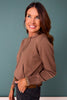 SSYS Emmeline Hooded Sweater In Tan