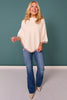 SSYS Lakelyn Poncho Sweater In Ivory