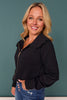 *PRE-ORDER ETA NOV* SSYS Lucy Lightweight Full Zip In Black *FINAL SALE*