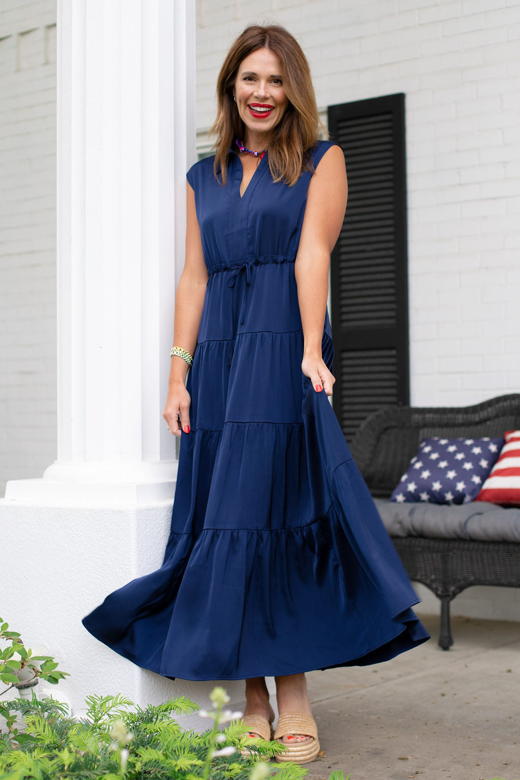 SSYS Rowe Dress In Navy