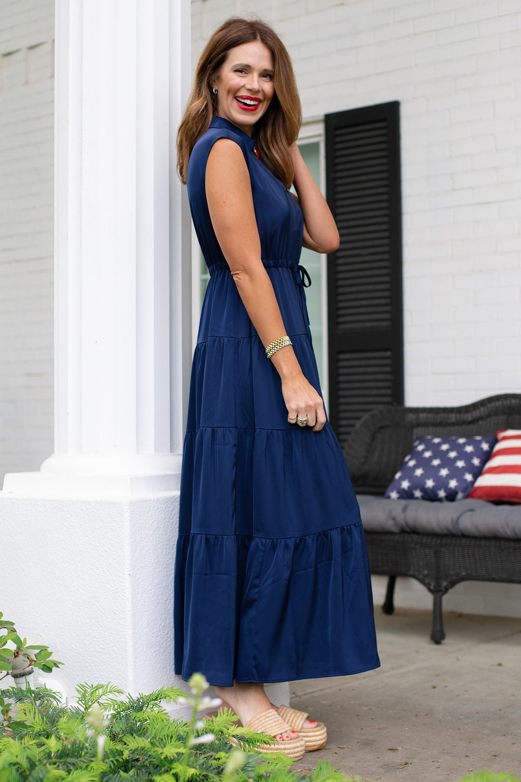 SSYS Rowe Dress In Navy