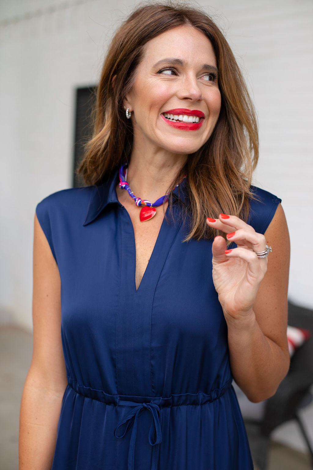 SSYS Rowe Dress In Navy