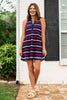 SSYS Kendall Sleeveless Collared Dress In Americana