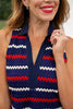 SSYS Kendall Sleeveless Collared Dress In Americana