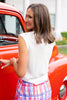 *ETA JUNE* SSYS Ivory American Flag Sleeveless Sweater