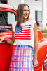 *ETA JUNE* SSYS Ivory American Flag Sleeveless Sweater