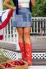 SSYS Dottie Bandana Skort In Navy