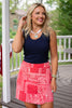 SSYS Dottie Bandana Skort In Red
