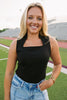 SSYS Star Top In Black