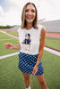 SSYS Daphne Football Bear Sweater Vest