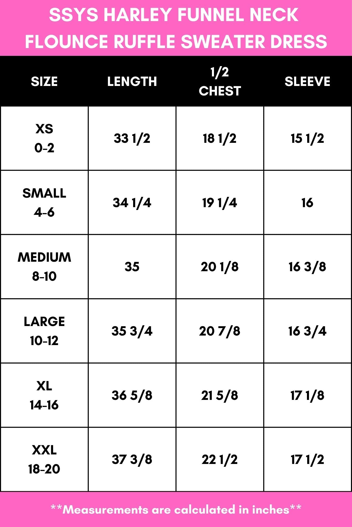 SSYS Harley Funnel Neck Flounce Ruffle Sweater Dress