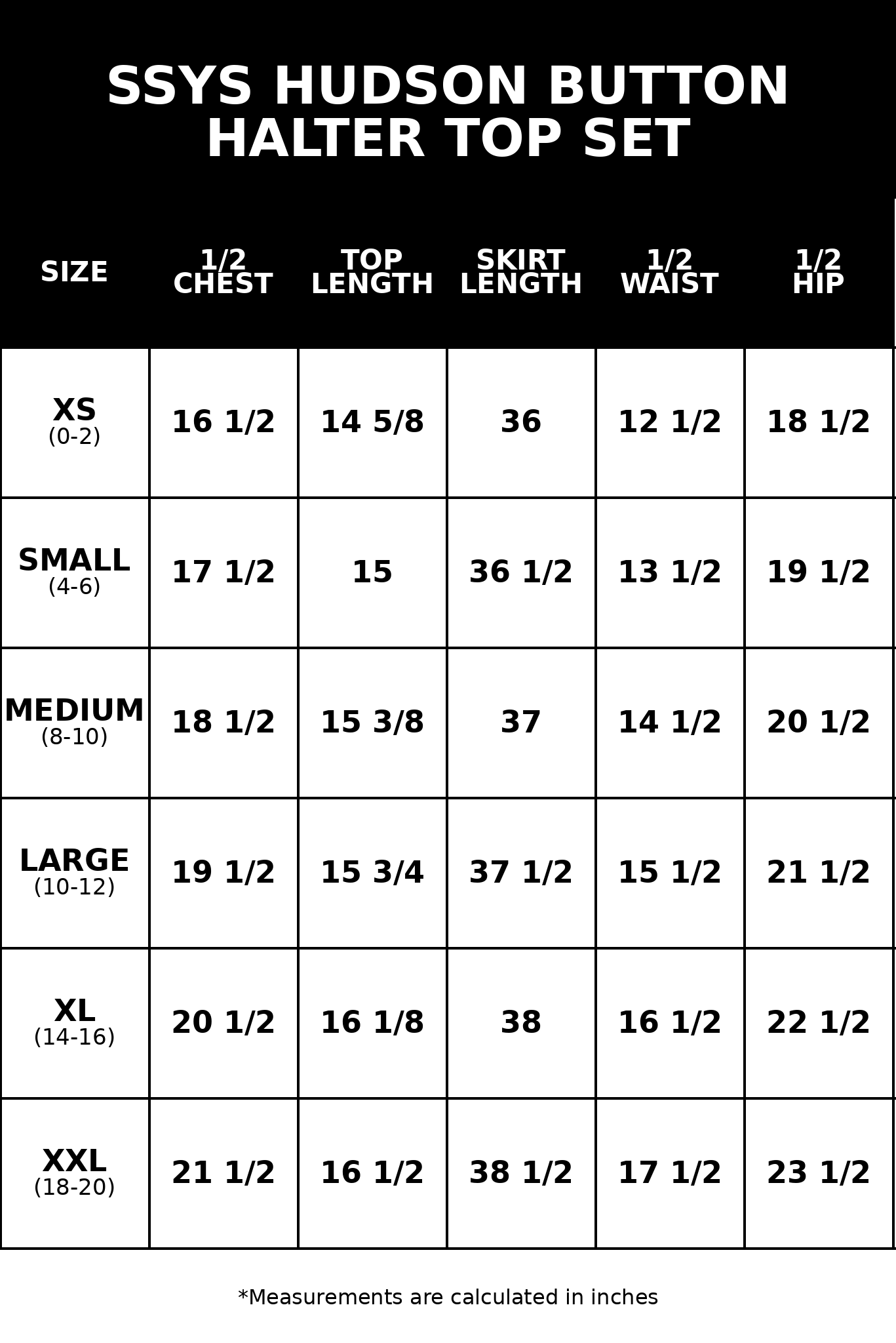 SSYS Hudson Button Halter Top Set In Black