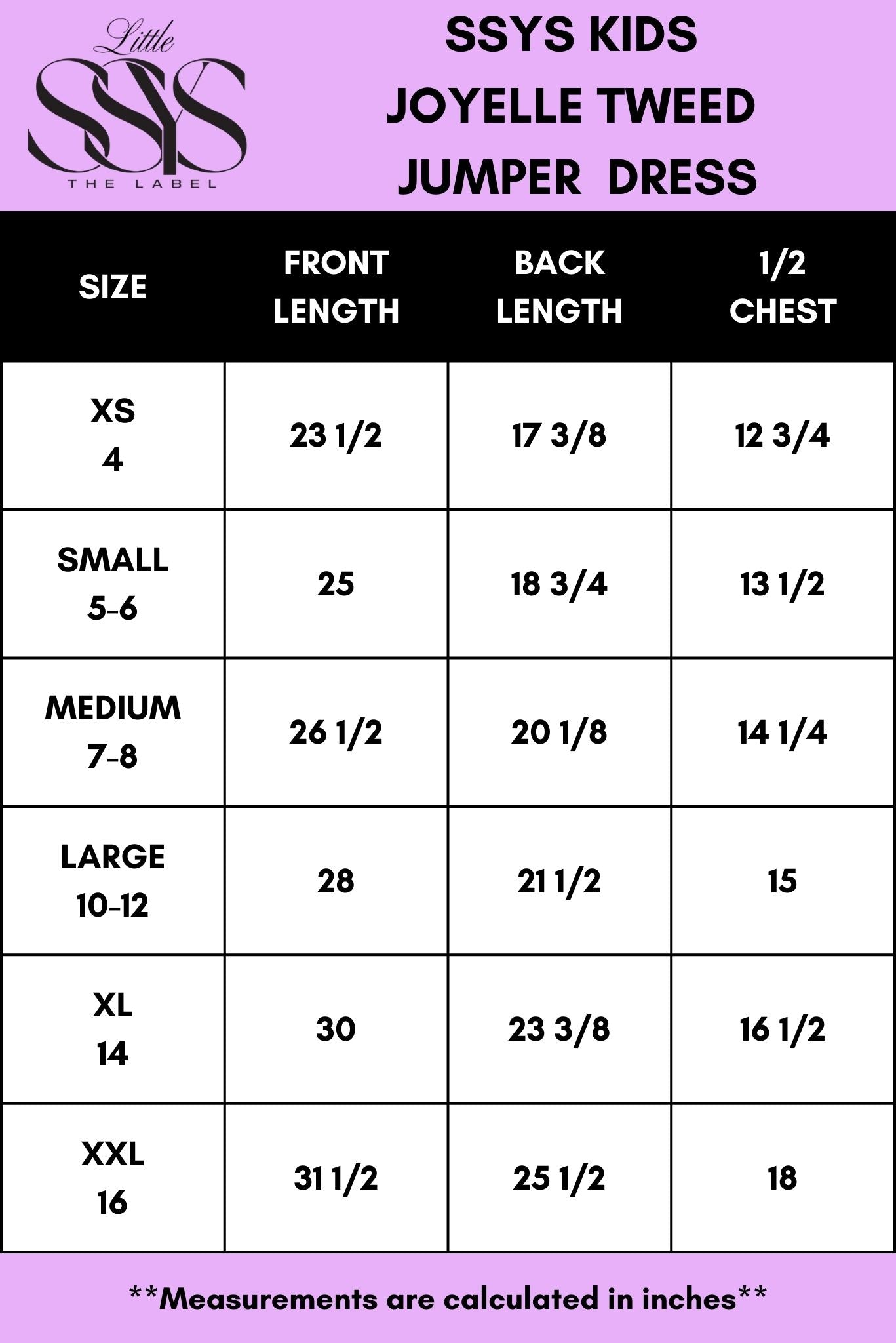 SSYS Kids Joyelle Sparkle Light Pink Tweed Jumper Dress