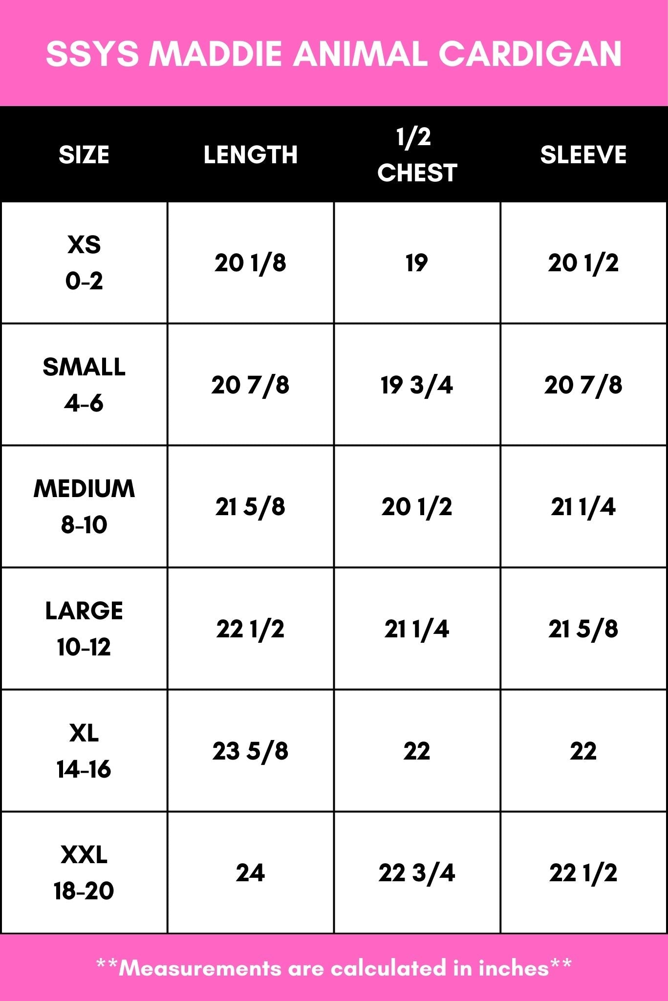 SSYS Maddie Animal Cardigan