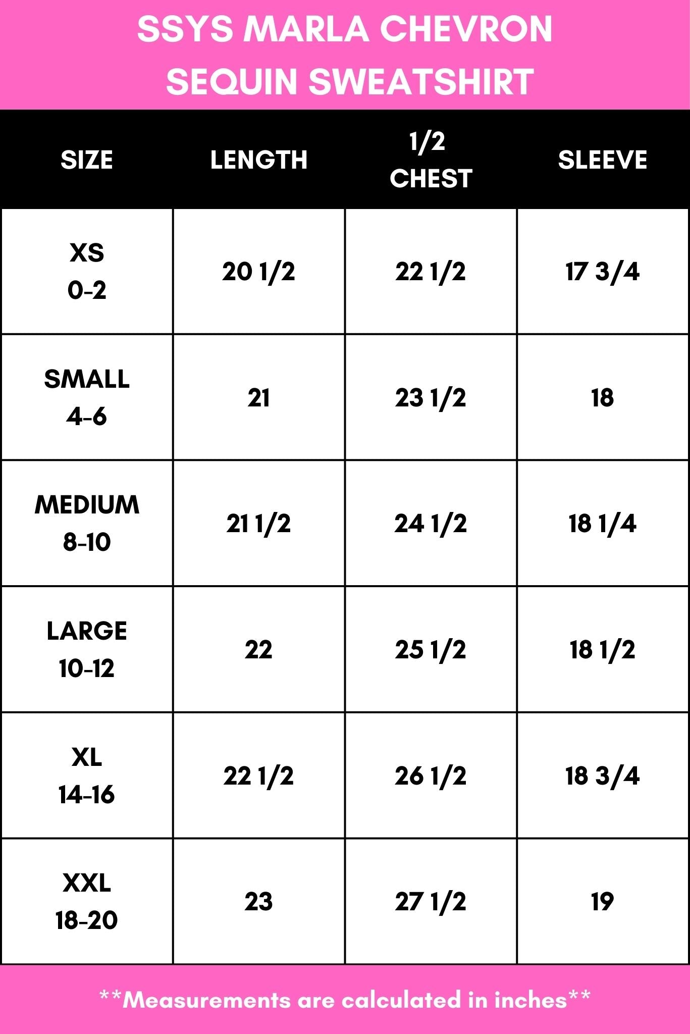 SSYS Marla Black Chevron Sequin Sweatshirt