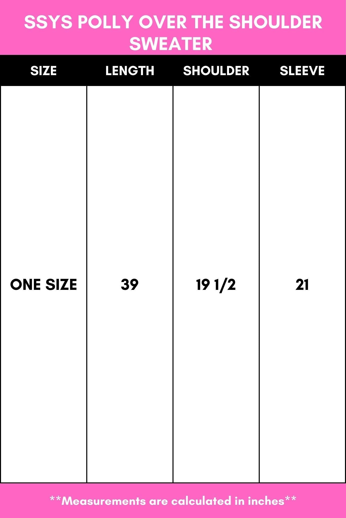 SSYS Polly Over The Shoulder Cable Knit Sweater In White