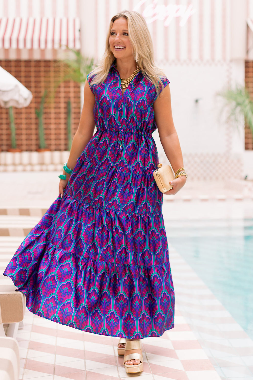 SSYS Rowe Dress In Garden Arc
