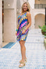 SSYS Lulu Afterglow Wavy Shift Dress