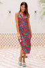 SSYS Gwen Dress In Magenta Damask