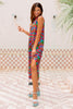 SSYS Gwen Dress In Magenta Damask