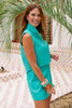 SSYS Rory Sleeveless Vest Skort Set In Turquoise