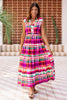 SSYS Rowe Dress In Mayday Stripes