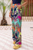SSYS Nia Jewel Paisley Print Satin Pants