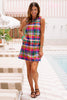 SSYS Bessie Multi Madras Shift Dress
