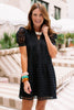 SSYS Kendall Lace Cane Dress In Black