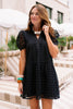 SSYS Kendall Lace Cane Dress In Black