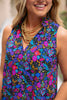 SSYS Rowan Sleeveless Maxi Dress In Electric Night Garden