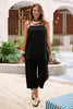 SSYS Reese Linen Barrel Crop Trousers In Black