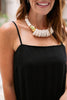 SSYS Teagan Linen Side Slit Top In Black