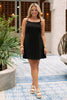 SSYS Samantha Linen Bow Detail Dress In Black