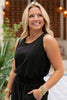 SSYS Jada Linen Sleeveless Top In Black